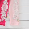 Wholesale Cheap Price Good Quality Girl Embroidered Lace Panelled Pants